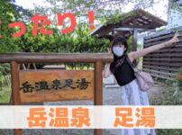岳温泉足湯