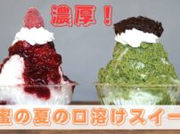 凍蜜の夏の口溶けスイーツ