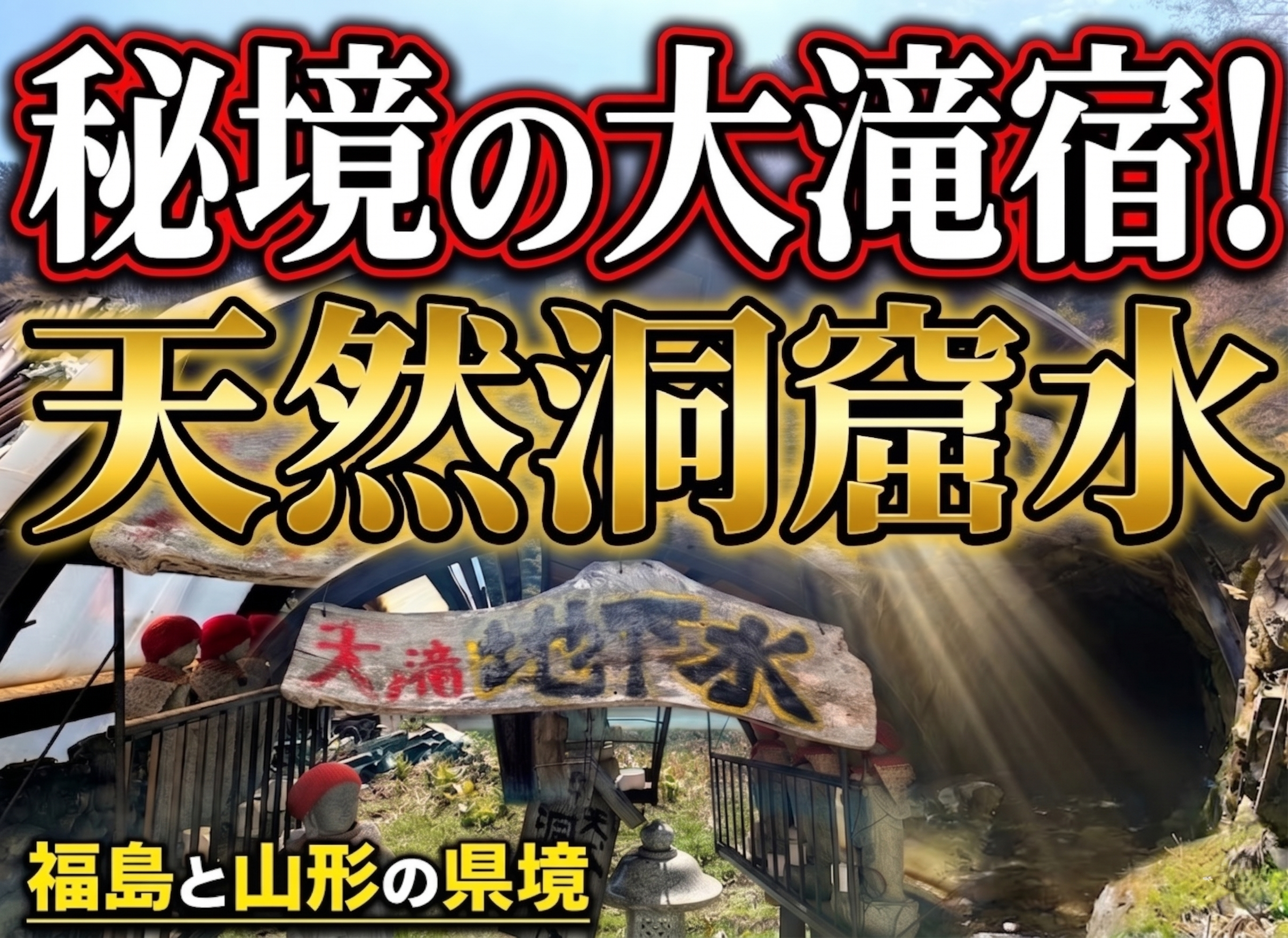 大滝宿の天然洞窟水